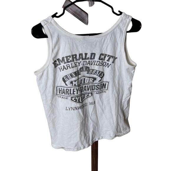 Guns N Roses Harley Davidson Womens Tank Top Medium - Picture 3 of 3